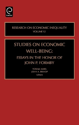 Studies on Economic Well Being book