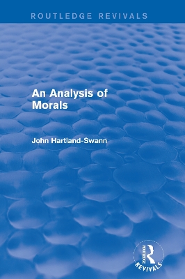 Analysis of Morals book