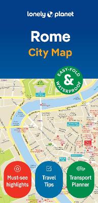 Lonely Planet Rome City Map book