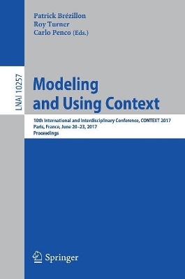 Modeling and Using Context book