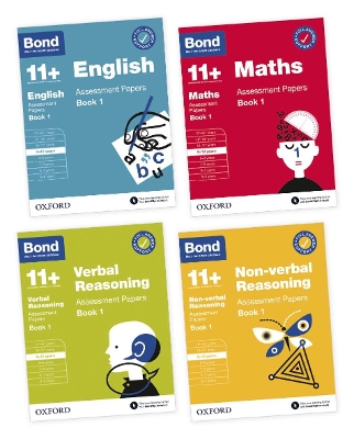 Bond 11+: Bond 11+ English, Maths, Verbal Reasoning, Non Verbal Reasoning: Assessment Papers: 9-10 Yrs Bundle book