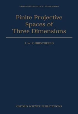 Finite Projective Spaces of Three Dimensions book