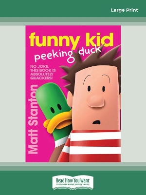 Funny Kid Peeking Duck: (Funny Kid, #7) by Matt Stanton