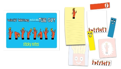 Wacky Waving Inflatable Tube Guy Sticky Notes: 488 Notes to Stick and Share book