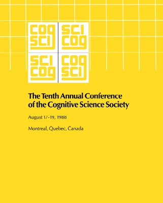 10th Annual Conference Cognitive Science Society Pod book
