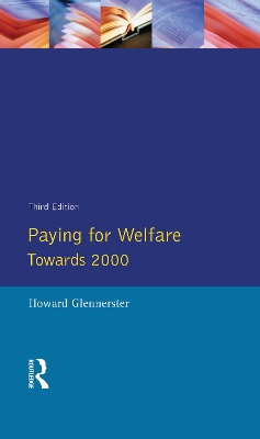 Paying For Welfare by Glennerster