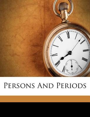 Persons and Periods book