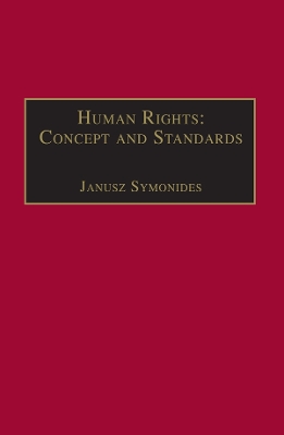 Human Rights: Concept and Standards by Janusz Symonides