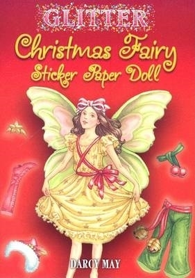 Glitter Christmas Fairy Sticker Paper Doll book