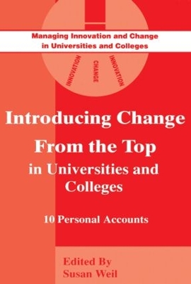 Introducing Change from the Top in Universities and Colleges book
