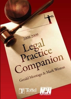 Legal Practice Companion: 2008-2009 book