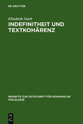 Indefinitheit und Textkohärenz book