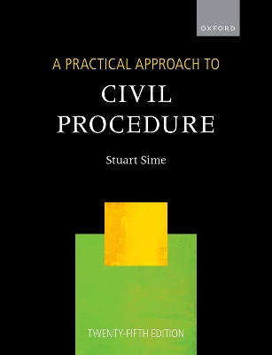 A Practical Approach to Civil Procedure by Stuart Sime