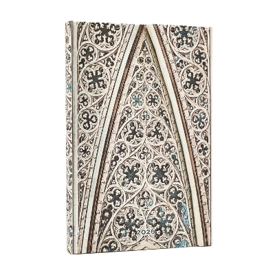 2026 Vault of the Milan Cathedral (Duomo di Milano) Mini 12-month Horizontal Hardcover Flexi Dayplanner 2026 (Wrap Closure) book