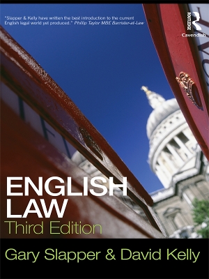 English Law by Gary Slapper