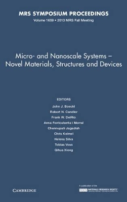 Micro and Nanoscale Systems: Volume 1659 book