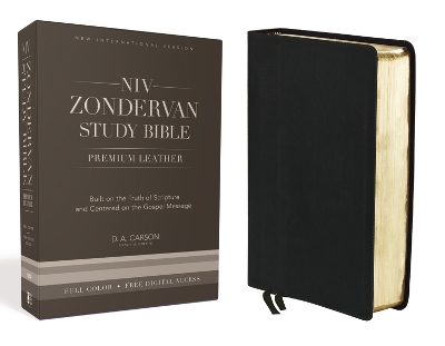 NIV Zondervan Study Bible, Premium Leather, Black: Built on the Truth of Scripture and Centered on the Gospel Message book