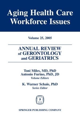 Annual Review of Gerontology and Geriatrics book