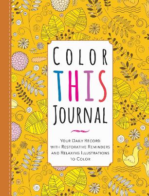 Color This Journal book