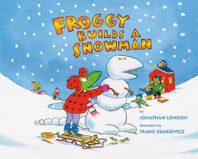 Froggy Builds a Snowman book