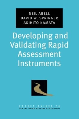 Developing and Validating Rapid Assessment Instruments book