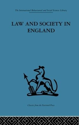 Law and Society in England by Bob Roshier