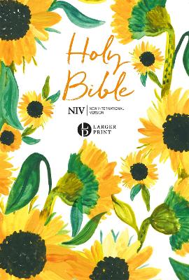 NIV Larger Print Soft-tone Bible: Sunflowers book