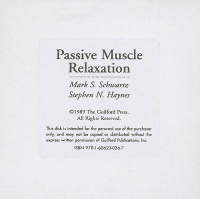 Passive Muscle Relaxation, (CD): A Program for Client Use book