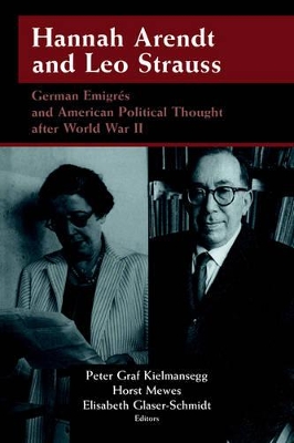 Hannah Arendt and Leo Strauss book