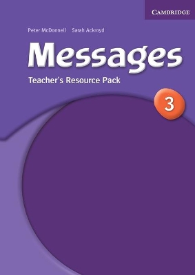 Messages 3 Teacher's Resource Pack book