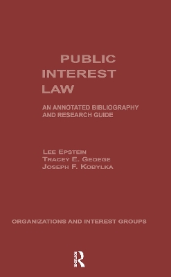 Public Interest Law book