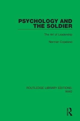 Psychology and the Soldier: The Art of Leadership book