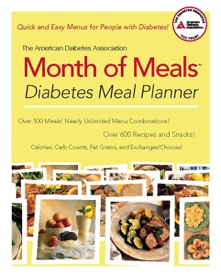 American Diabetes Association Month of Meals Diabetes Meal Planner book