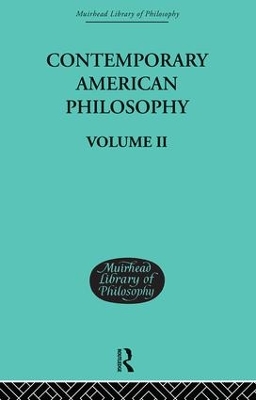 Contemporary American Philosophy book