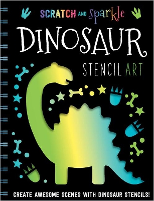 Dinosaur Stencil Art book