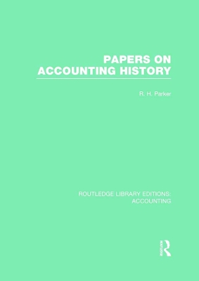 Papers on Accounting History by Robert Parker