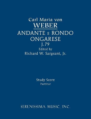 Andante e rondo ongarese, J.79: Study score book