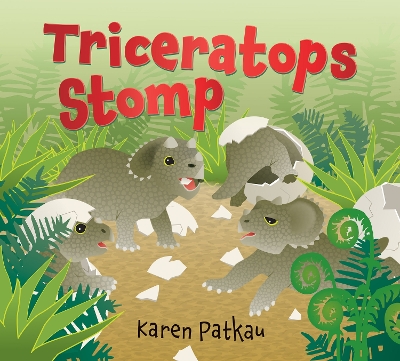 Triceratops Stomp book