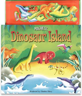 Magnetic Dinosaur Island book