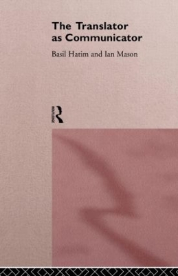 Translator As Communicator book