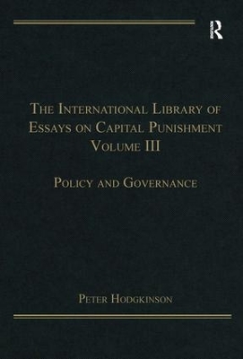 International Library of Essays on Capital Punishment book