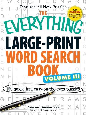 Everything Large-Print Word Search Book Volume III book