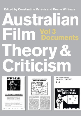 Australian Film Theory and Criticism by Deane Williams