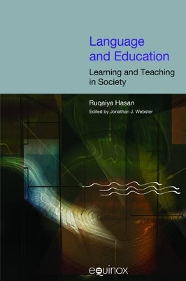 Language and Education by Jonathan J. Webster