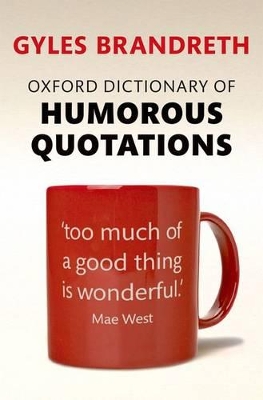 Oxford Dictionary of Humorous Quotations book