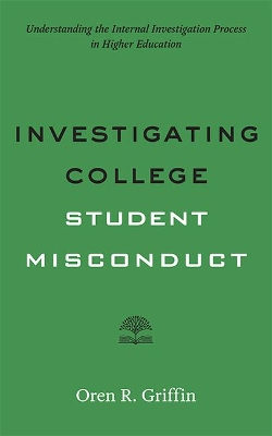 Investigating College Student Misconduct book