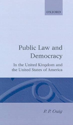 Public Law and Democracy in the United Kingdom and the United States of America book