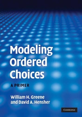 Modeling Ordered Choices by William H. Greene