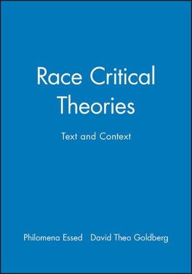 Race Critical Theories book