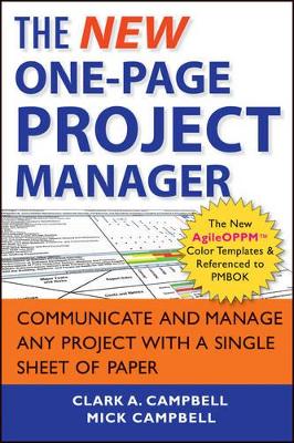 New One-Page Project Manager book